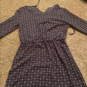 Navy blue dress